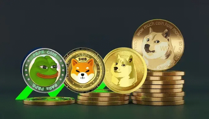 WeeklyVvolume for Pepe Floki Bonk and Other Meme Coins Records a 3000 Increase.